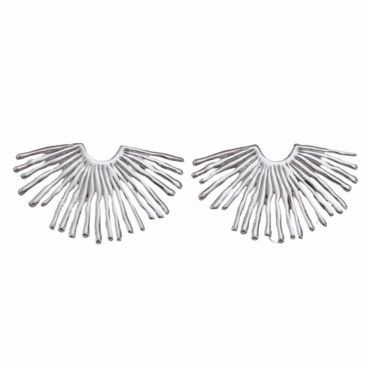 Nuria Silver Earrings