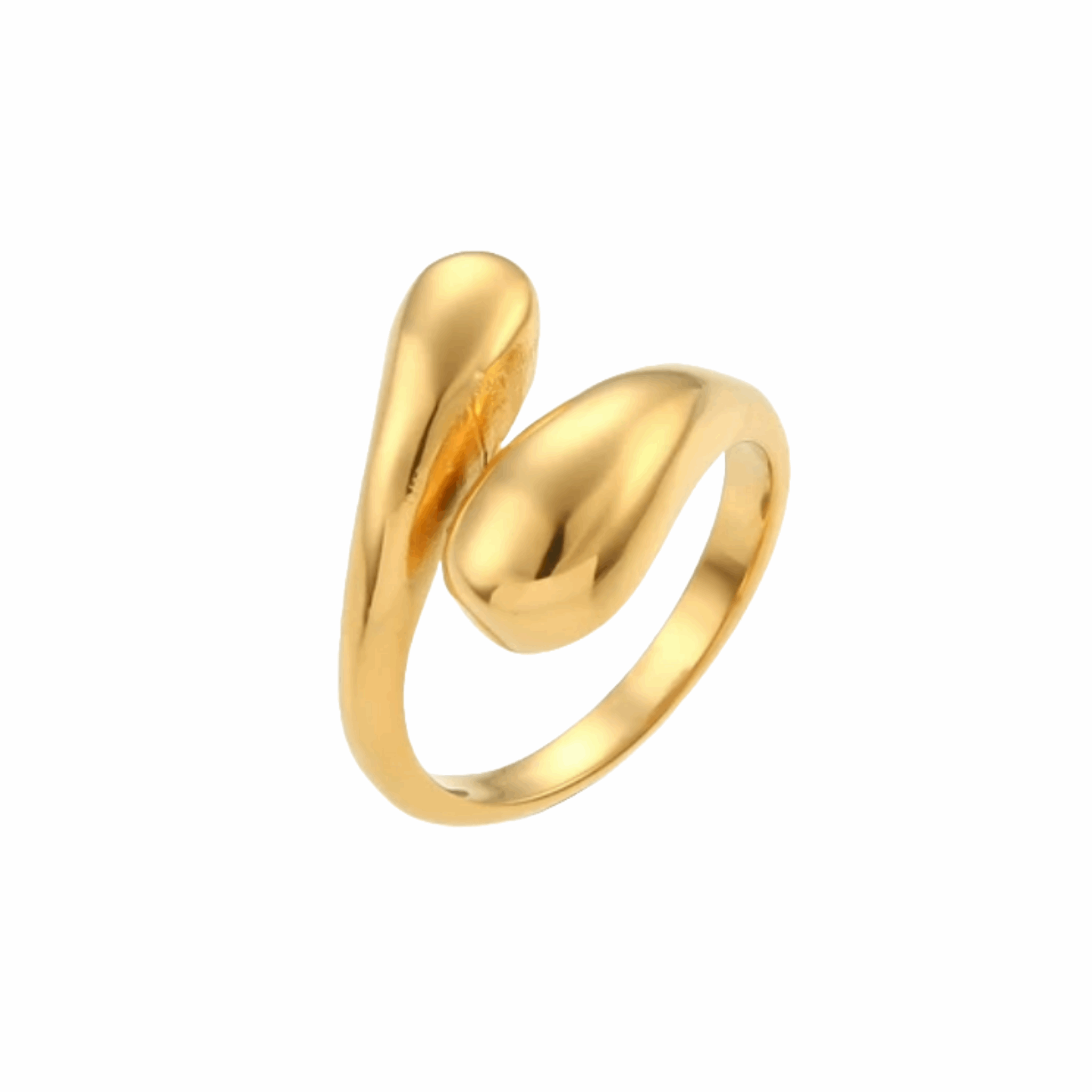 Riley Gold Ring – Vibing Colors