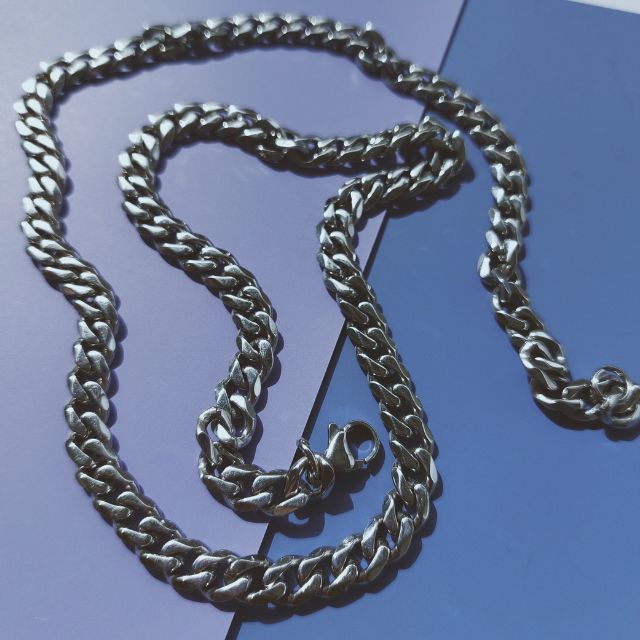 Cuban Link Silver Necklace