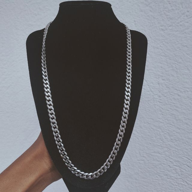 Cuban Link Silver Necklace